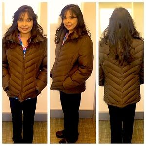 Kenneth Cole Reaction Goose Feather Down Puffer Jacket